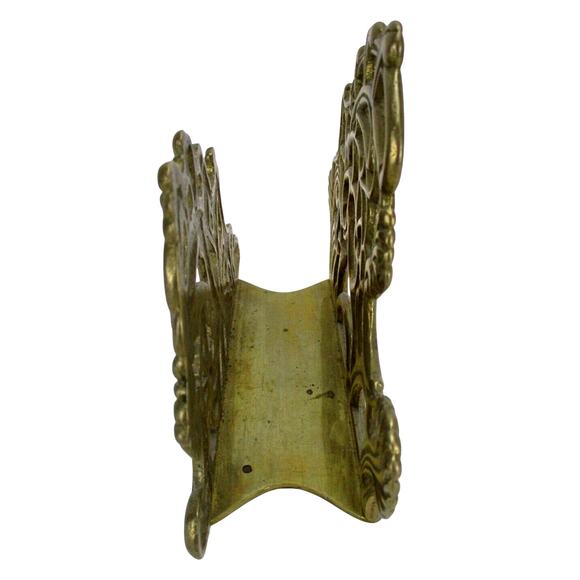 Brass Napkin Holder Heavy Duty Letter Paper Organizer by Teleflora - Picture 3 of 4